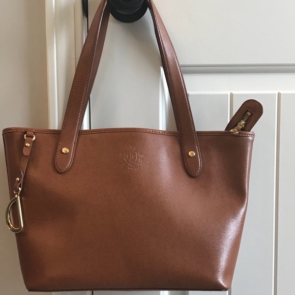 ralph lauren leather purse